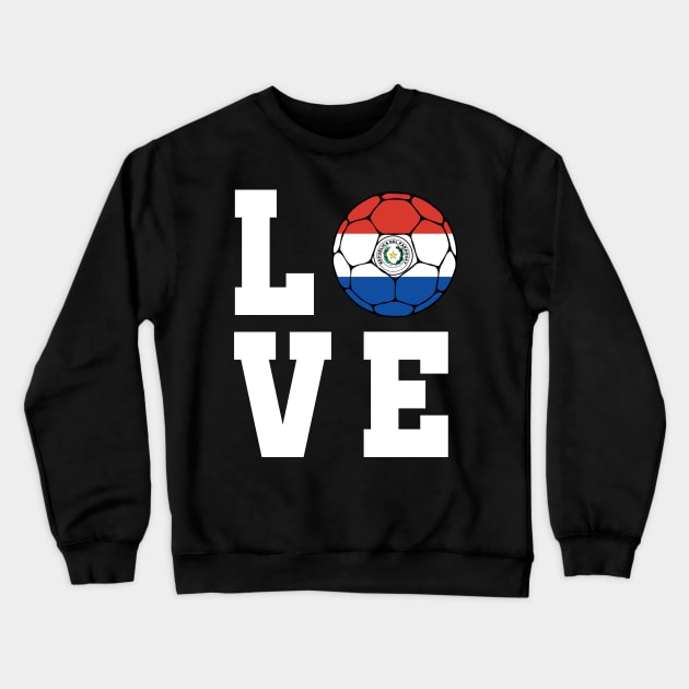 Paraguay Football Crewneck Sweatshirt by footballomatic